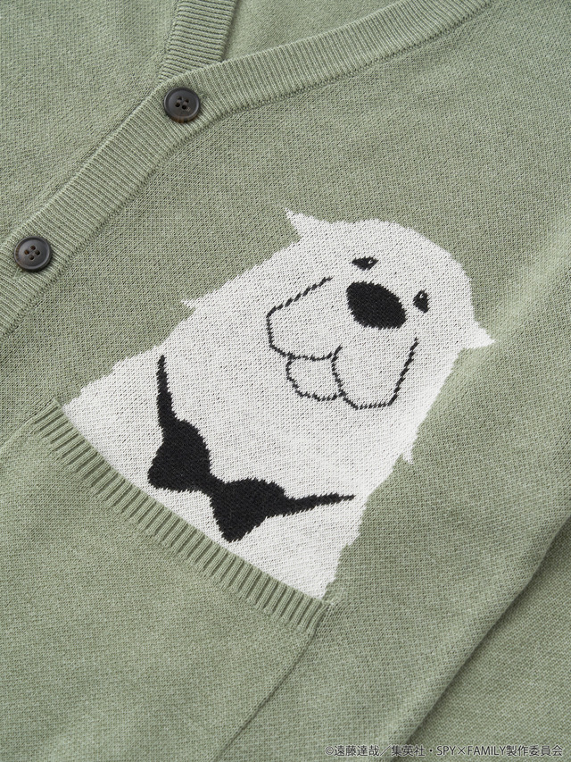 ボンドイメージニットカーディガン（C）遠藤達哉／集英社・SPY×FAMILY製作委員会