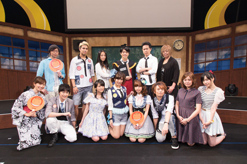 （後列左より）間島淳司さん、木村昴さん、伊藤静さん、福山潤さん、杉田智和さん、緒方恵美さん（前列左より）河原木志穂さん、逢坂良太さん、藤田咲さん、渕上舞さん、洲崎綾さん、浅沼晋太郎さん、金元寿子さん、諏訪彩花さん