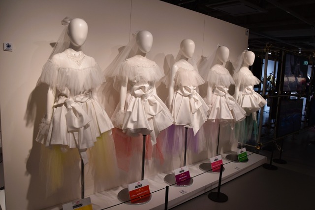 「マクロスΔ ワルキューレ衣装展 encore -Live costume archives-」内部の様子