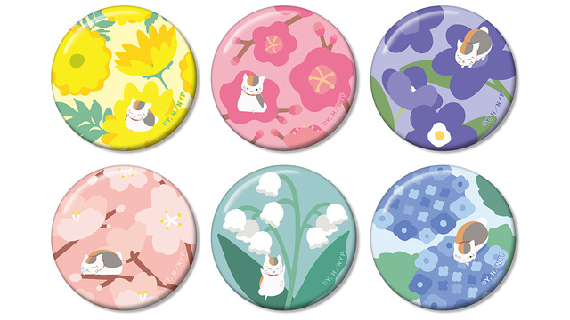 『夏目友人帳』arti-mate「トレーディング缶バッジ」（全6種）単品：440円（税込）/BOX：2,640円（税込）（C）緑川ゆき・白泉社／「夏目友人帳」製作委員会