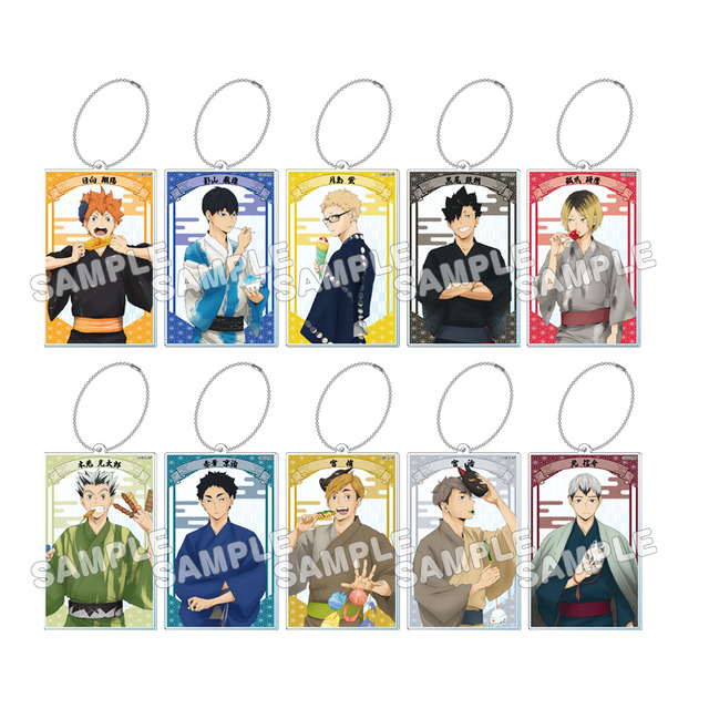 『ハイキュ ー!!』縁日 スクエアアクリルキーホルダー（C）古舘春一／集英社・「ハイキュー!!」製作委員会