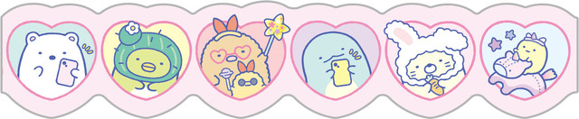 ダイカットマスキングテープ（C）2024 SAN-X CO., LTD. ALL RIGHTS RESERVED.