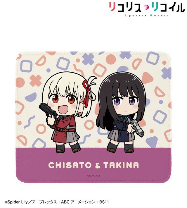 「『リコリス・リコイル』荒*」マウスパッド（C）Spider Lily／アニプレックス・ABCアニメーション・BS11