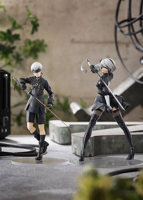 ひらめくスカートから覗く太もも…！『ニーア オートマタ』より「2B」「9S」がお手頃価格でフィギュア化―2人揃えて並べたい