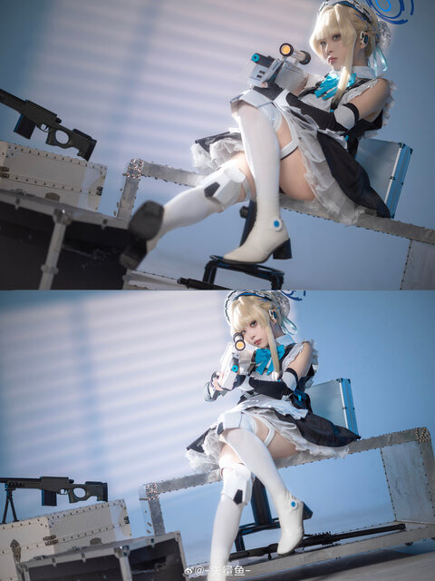 トキ『ブルーアーカイブ』／矢量魚（Weibo：-矢量魚-）