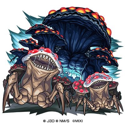 木属性　★6 キノコの怪獣 ミクソガステロ （進化）