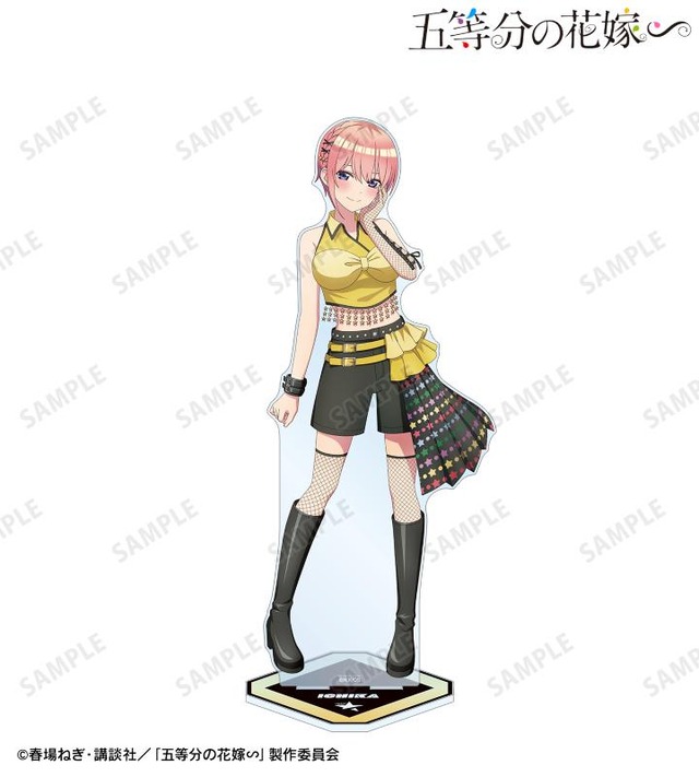 『五等分の花嫁∽』rockin’starコラボ 描き下ろし ロックアイドルver. 特大アクリルスタンド