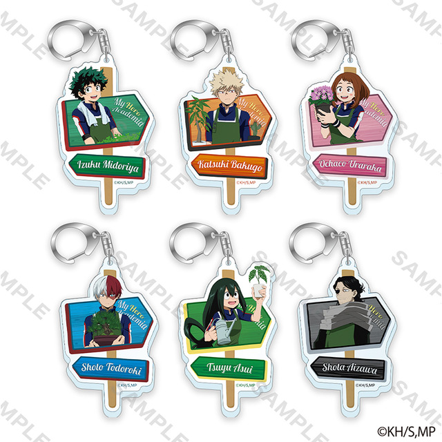 「『僕のヒーローアカデミア THE MOVIE ユアネクスト』公開記念フェアinハンズ」トレーディングアクリルキーホルダー（全6種／各660円）