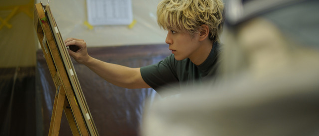 映画『ブルーピリオド』メイキング写真（C）山口つばさ／講談社（C）2024映画「ブルーピリオド」製作委員会