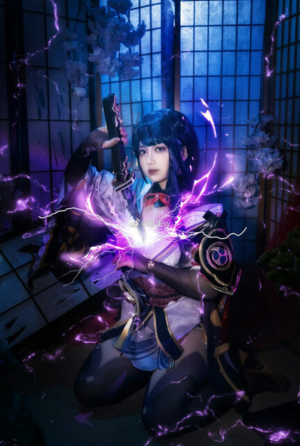 雷電将軍『原神』／葛生（Weibo：葛生w）