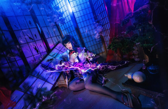 雷電将軍『原神』／葛生（Weibo：葛生w）