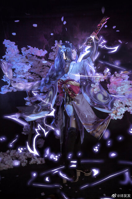 雷電将軍『原神』／诗发发（Weibo：诗发发）
