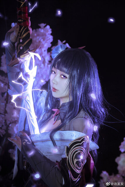 雷電将軍『原神』／诗发发（Weibo：诗发发）