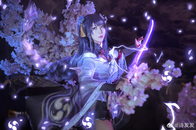 雷電将軍『原神』／诗发发（Weibo：诗发发）