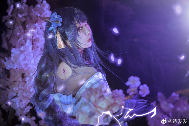 雷電将軍『原神』／诗发发（Weibo：诗发发）