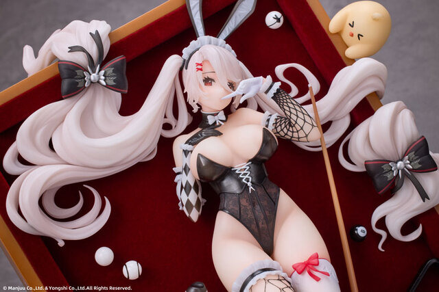 『アズレン』バニーガール姿の「プリンツ・ハインリヒ」がフィギュア化ービリヤード台や饅頭にも注目