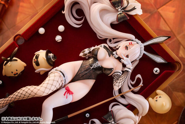 『アズレン』バニーガール姿の「プリンツ・ハインリヒ」がフィギュア化ービリヤード台や饅頭にも注目