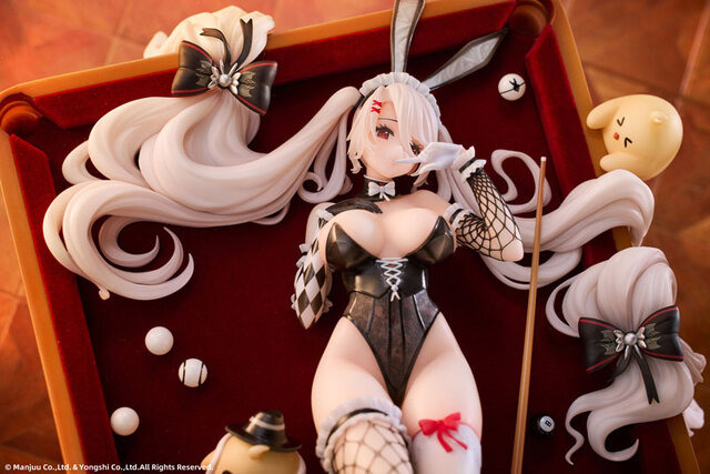 『アズレン』バニーガール姿の「プリンツ・ハインリヒ」がフィギュア化ービリヤード台や饅頭にも注目