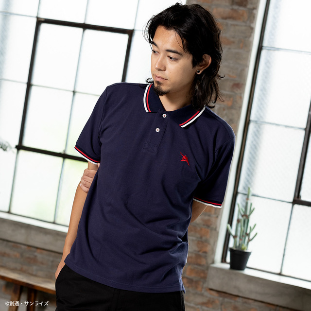 STRICT-G 「ガンダムシリーズ」リブライン入りポロシャツ