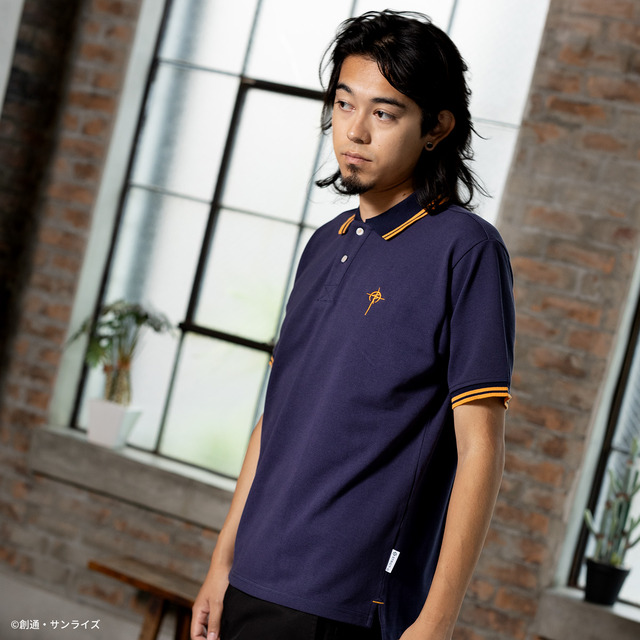 STRICT-G 「ガンダムシリーズ」リブライン入りポロシャツ