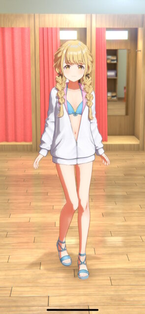 『学マス』水着衣装の花海咲季が“腹筋バキバキ”で話題に―他アイドルと見比べても圧倒的な割れっぷり