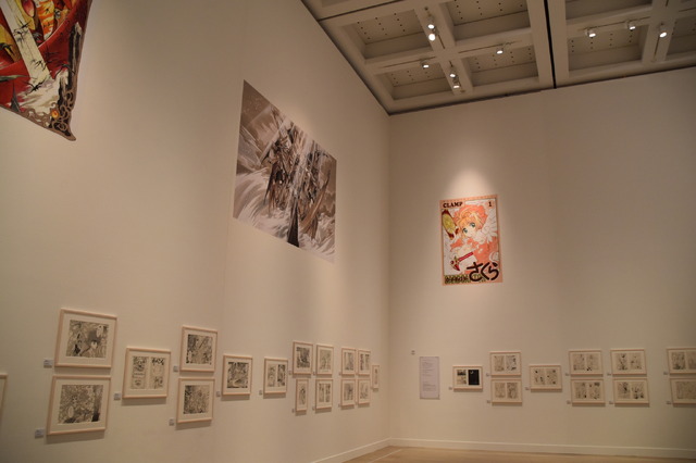 「CLAMP展」内部の様子(C)CLAMP・ShigatsuTsuitachi CO.,LTD.(C)C,ST/CEP