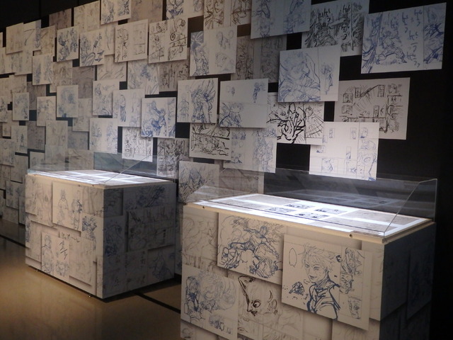 展示の様子（C）芥見下々／集英社