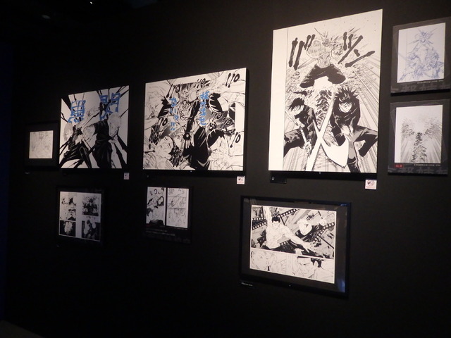 展示の様子（C）芥見下々／集英社