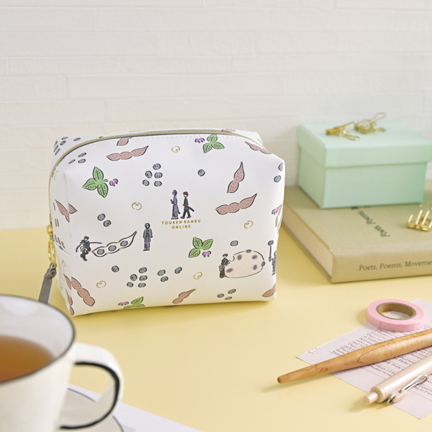 「刀剣乱舞ONLINE ボックスポーチ（南海太郎朝尊 ・ 肥前忠広と黒豆）」（C）2015 EXNOA LLC/NITRO PLUS