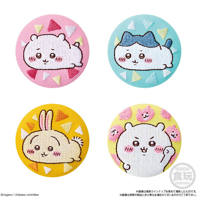“ちいかわ”の刺繍缶バッジが可愛い！イラスト付きビスケットも美味しそうなお菓子が新登場