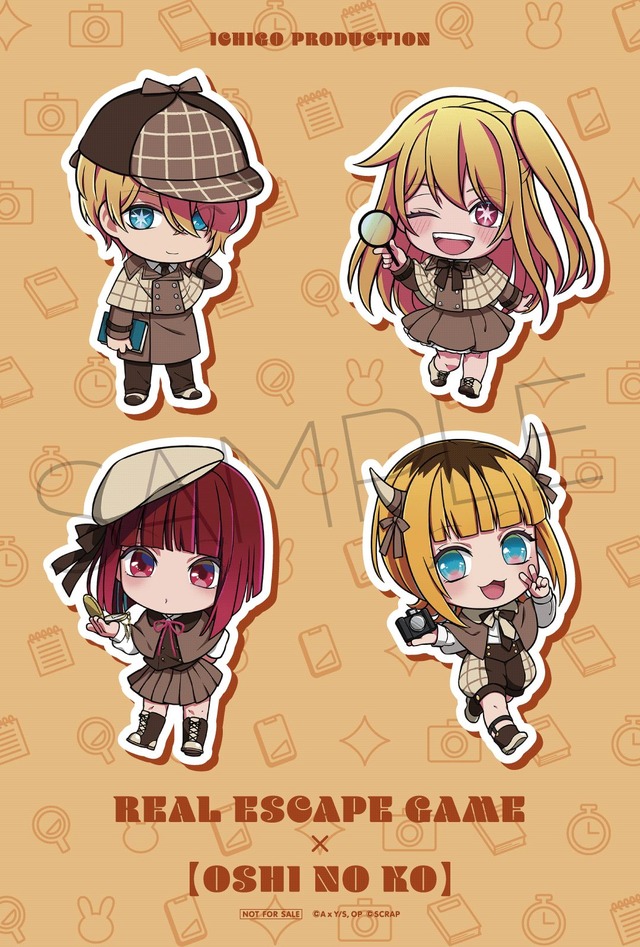 リアル脱出ゲーム店舗特典：SDキャラ苺プロポストカード