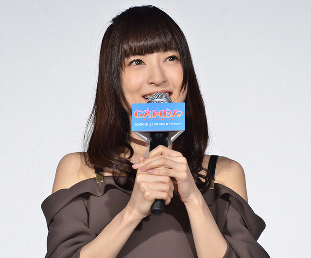 神田沙也加／『GAMBA ガンバと仲間たち』完成披露舞台挨拶