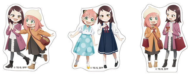 アニメイト「TVアニメ『SPY×FAMILY』なかよしおかいものフェア」の新作グッズ「ステッカー／アーニャ&ベッキー」（C）遠藤達哉／集英社・SPY×FAMILY製作委員会