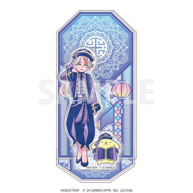 背景付きアクリルスタンド