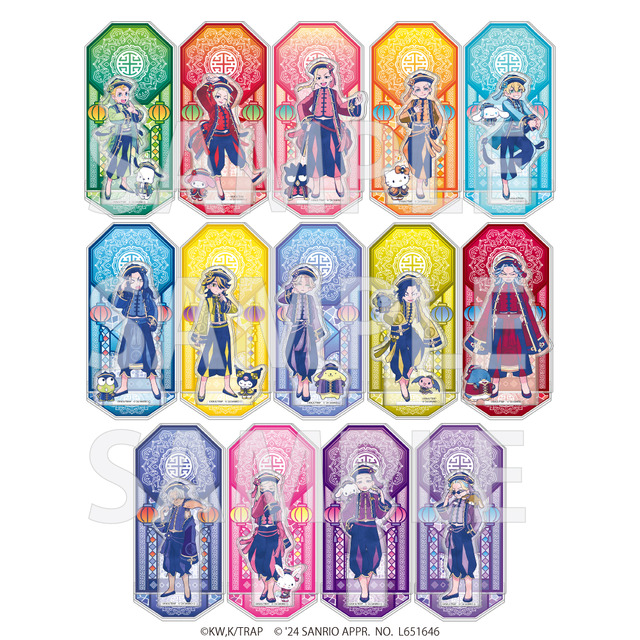 背景付きアクリルスタンド