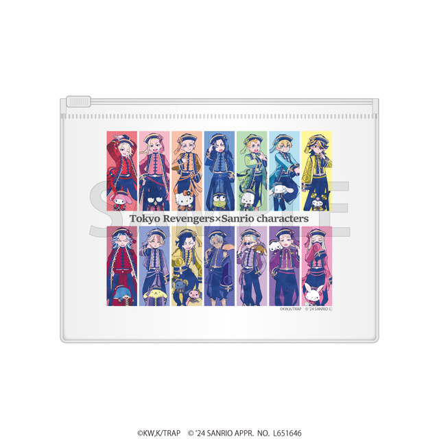 クリアフラットポーチ