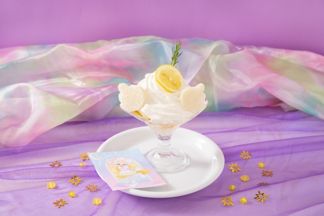 おジャ魔女どれみカフェ 2024のフードメニュー「ハナちゃんの冷製レモンクリームパスタ」（C）東映アニメーション