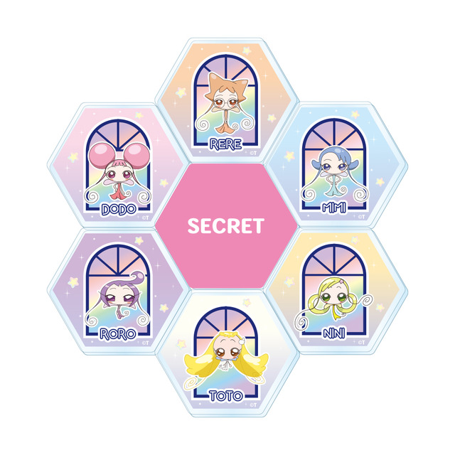 おジャ魔女どれみカフェ 2024のグッズ「アクリルマグネット」（C）東映アニメーション