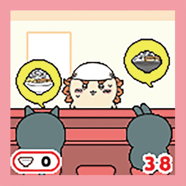 「ちいかわ カメラでヤーッ！！」ゲーム画面