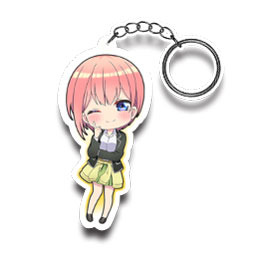 「『頭文字 D THE ARCADE』『五等分の花嫁』コラボイベント」車内キーホルダー　一花