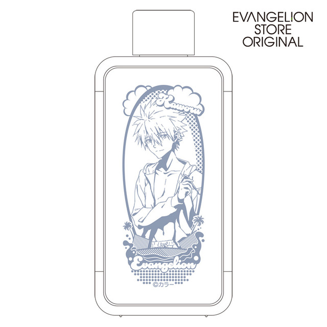 「EVA STOREオリジナル フレームスクエアボトル  カヲル（サマーフェス）」（C）カラー