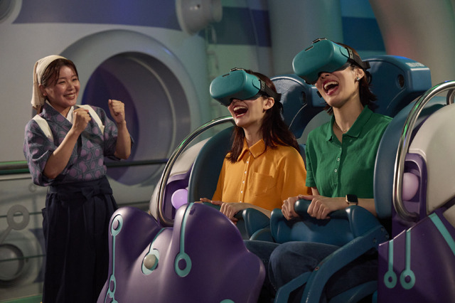 『鬼滅の刃 ＸＲライド ～刀鍛冶の里を疾走せよ～』体験の様子