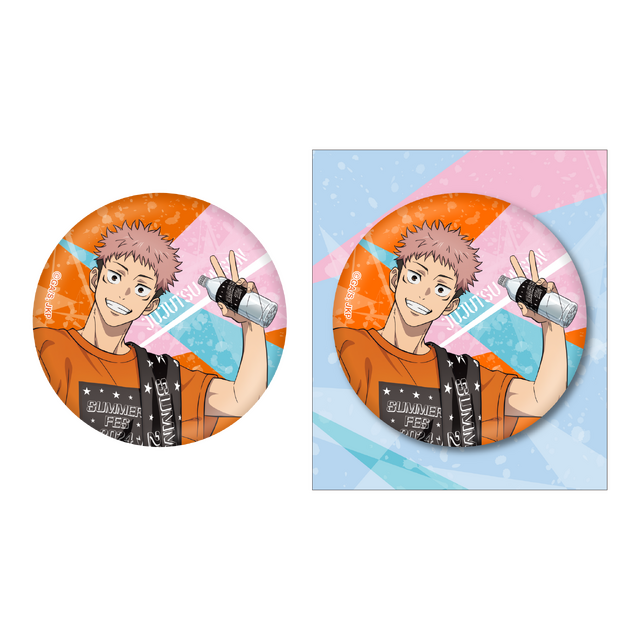 「呪術廻戦 缶バッジ 虎杖悠仁 TaFVer.」（C）芥見下々／集英社・呪術廻戦製作委員会