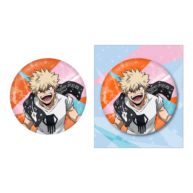 「僕のヒーローアカデミア 缶バッジ 爆豪勝己 TaFVer.」（C）堀越耕平／集英社・僕のヒーローアカデミア製作委員会