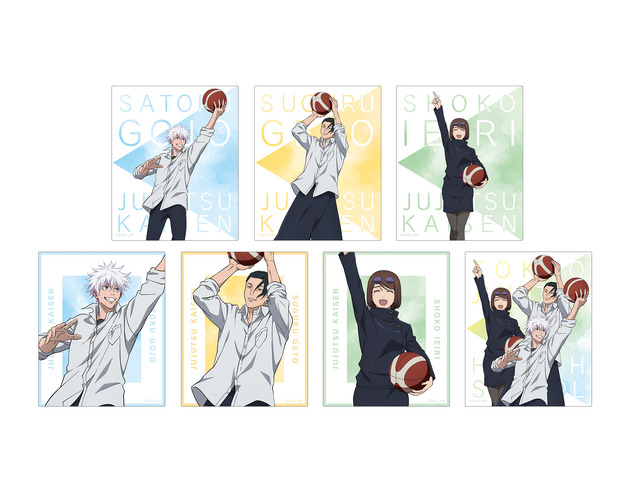 トレーディングアクリルカード【全7種】 バスケVer（C）芥見下々／集英社・呪術廻戦製作委員会