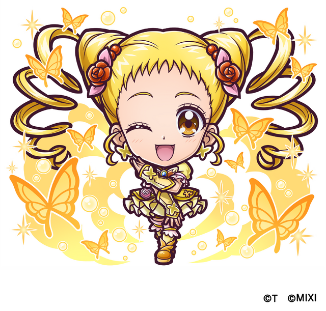 「プリキュア×コトダマン」キュアレモネード（C）東映アニメーション（C）MIXI（C）T