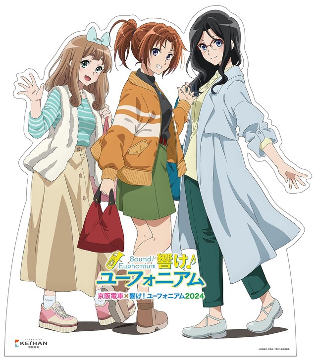 キャラクター等身大パネル　中書島駅