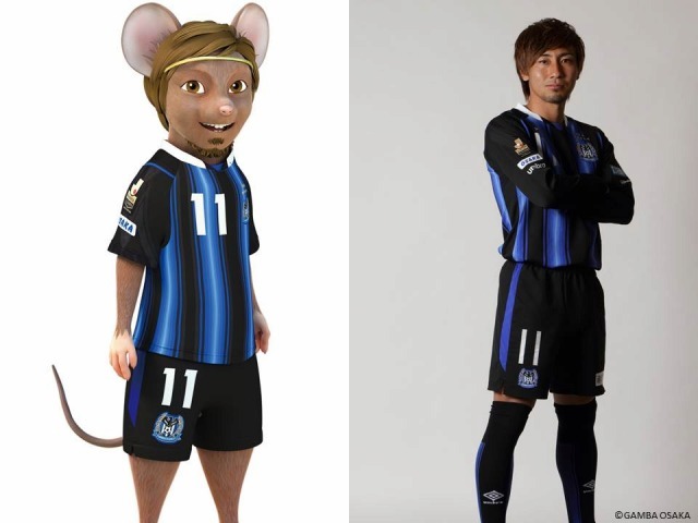 倉田秋選手(C)SHIROGUMI INC., GAMBA