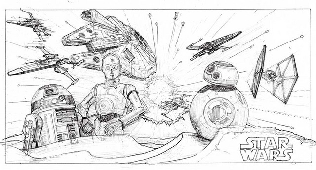 「BB-8は見た！」／『スター・ウォーズ／フォースの覚醒』- (C) 2015Lucasfilm-Ltd.-&-TM