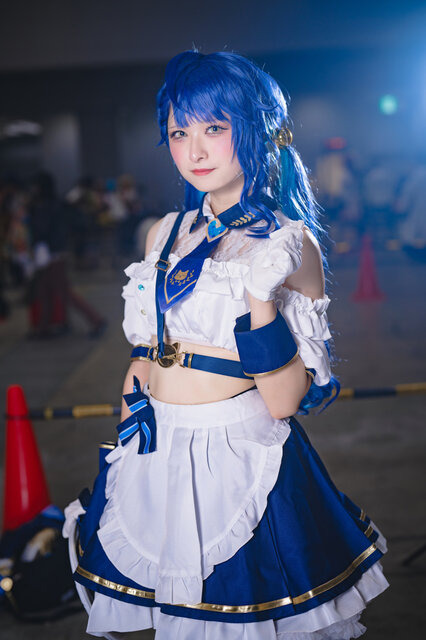 天宮こころ(軍服メイド)「にじさんじ」／ゆずみ（X：@A_kR_9）、撮影：山颪ヒア（X：@fotomachen）